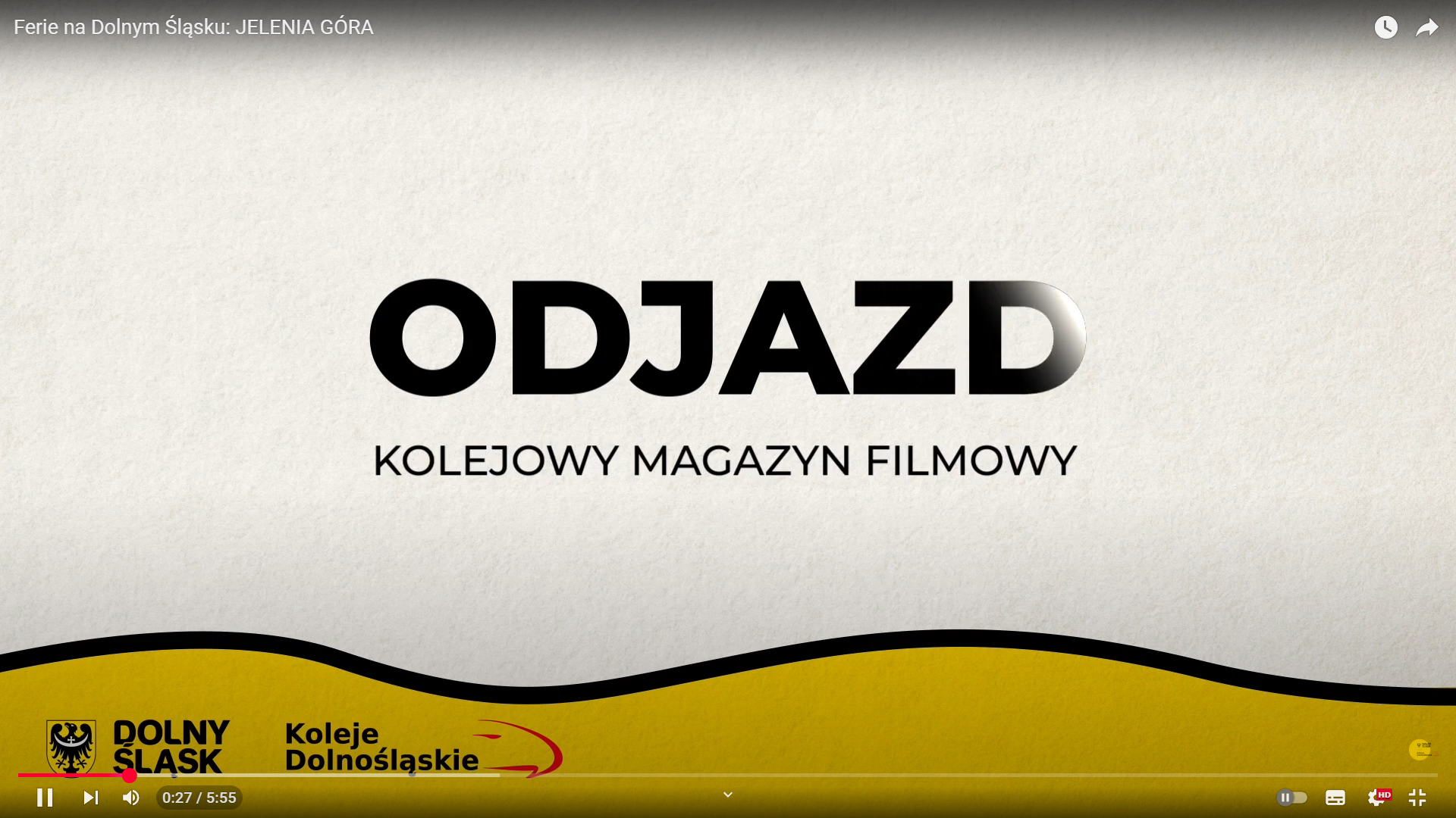 Zrzut ekranu z filmu Odjazd