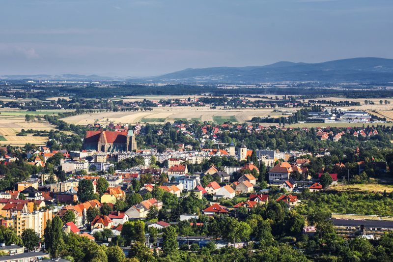 Panorama miasta Strzegom