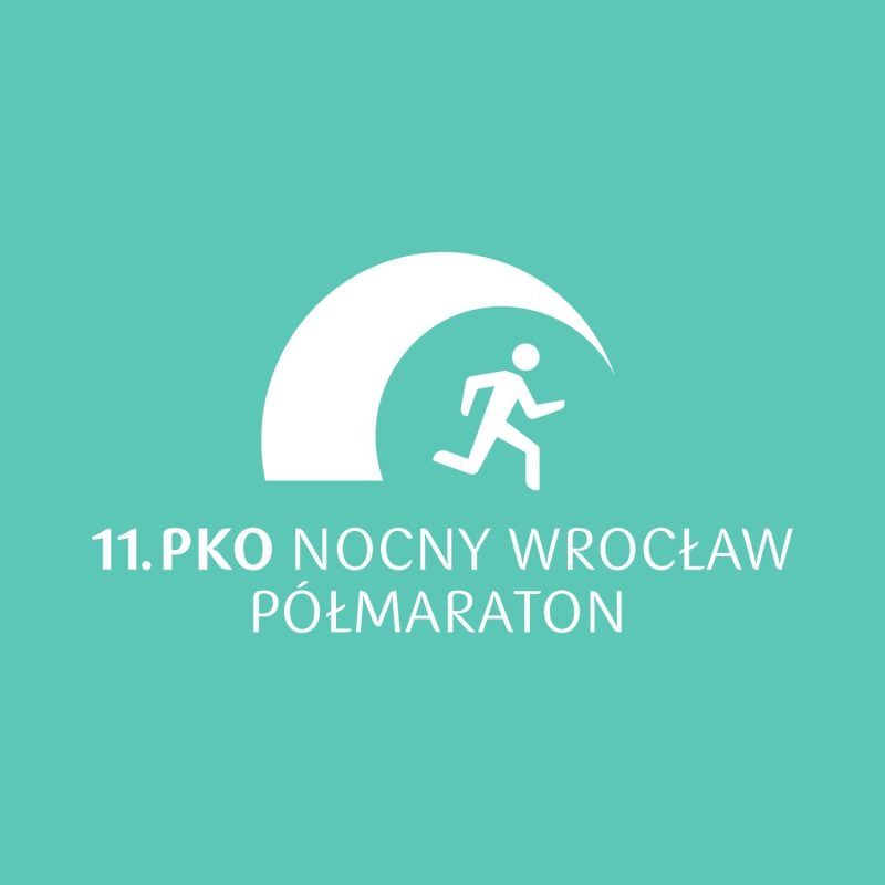 Logotyp 11. PKO Nocny Wrocław Półmaraton