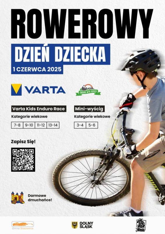 Plakat imprezy rowerowej w Srebrnej Górze