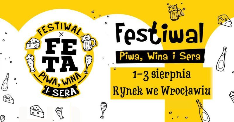 Grafika ilustracyjna imprezy Wrocławska Feta 2025 we Wrocławiu