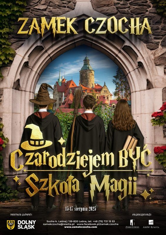 Plakat z napisem Czarodziejem Być Szkoła Magii