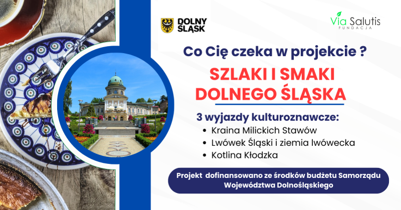 Plakat cyklu spotkań/wycieczek w 2025