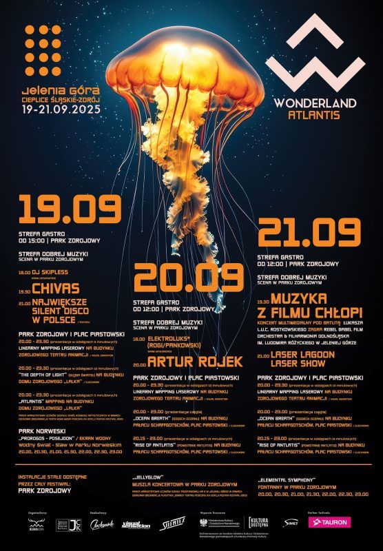 Grafika ilustracyjna do wydarzenia muzyczno-multimedialnego w Jeleniej Górze