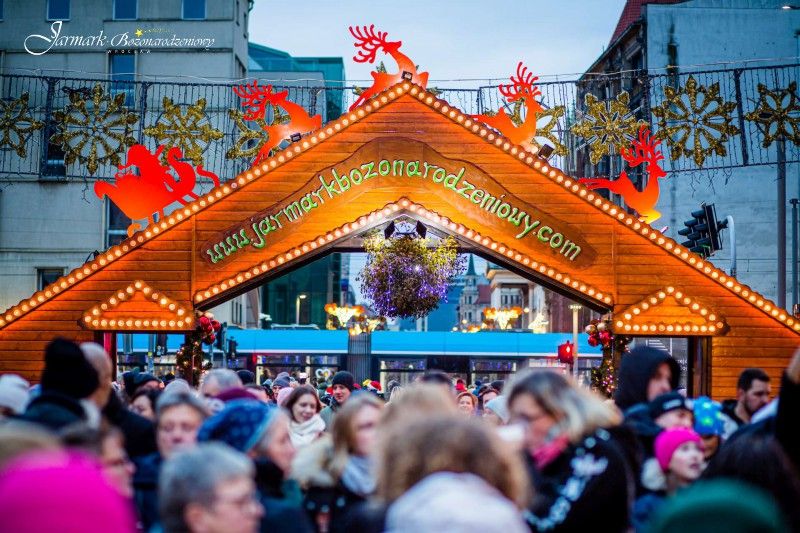 Brama wejściowa na wrocławski jarmark bożonarodzeniowy