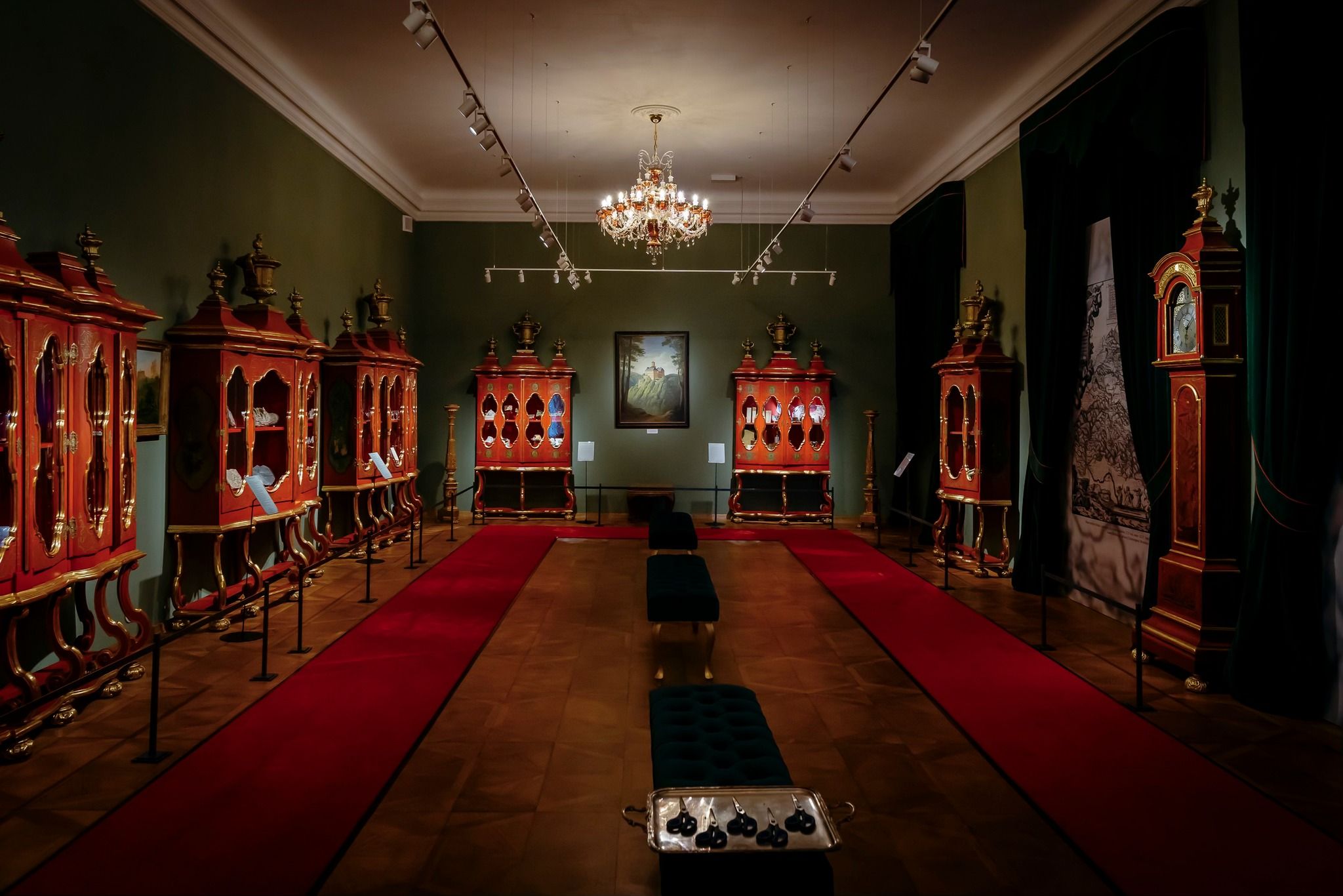 Rzut ogólny na Gabinet Osobliwości w Zamku Książ