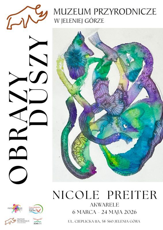 Plakat wydarzenia Obrazy Duszy w Muzeum Przyrodniczym w Jeleniej Górze
