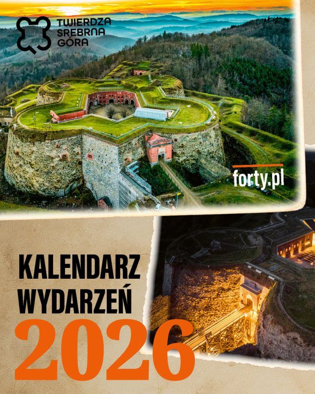 Grafika informacyjna z wydarzeniami Srebrna Góry w 2026