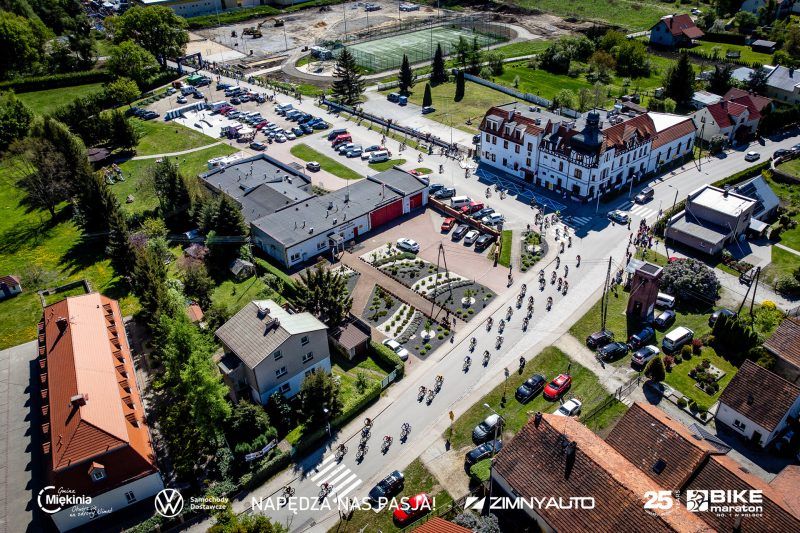 Wyścig rowerowy Bike Maraton w 2025 roku w Miękini