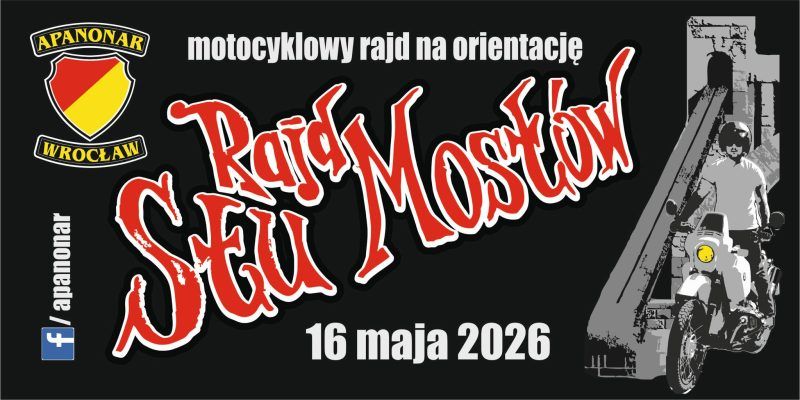 Grafika promocyjna wydarzenia Rajd Stu Mostów 2026