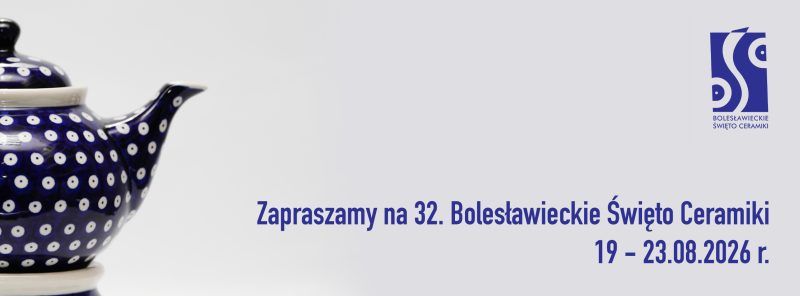 Grafika promocyjna 32. edycji Bolesławieckiego Święta Ceramiki 2026