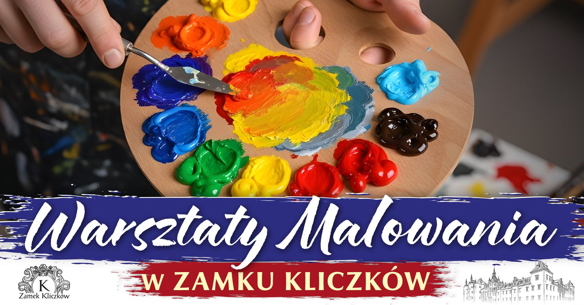 Grafika promocyjna warsztatów malowania w 2026 roku