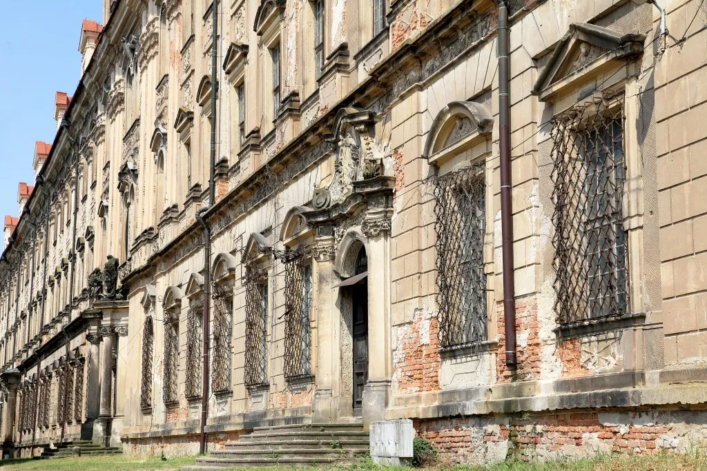 lubiąż, opactwo, fasada