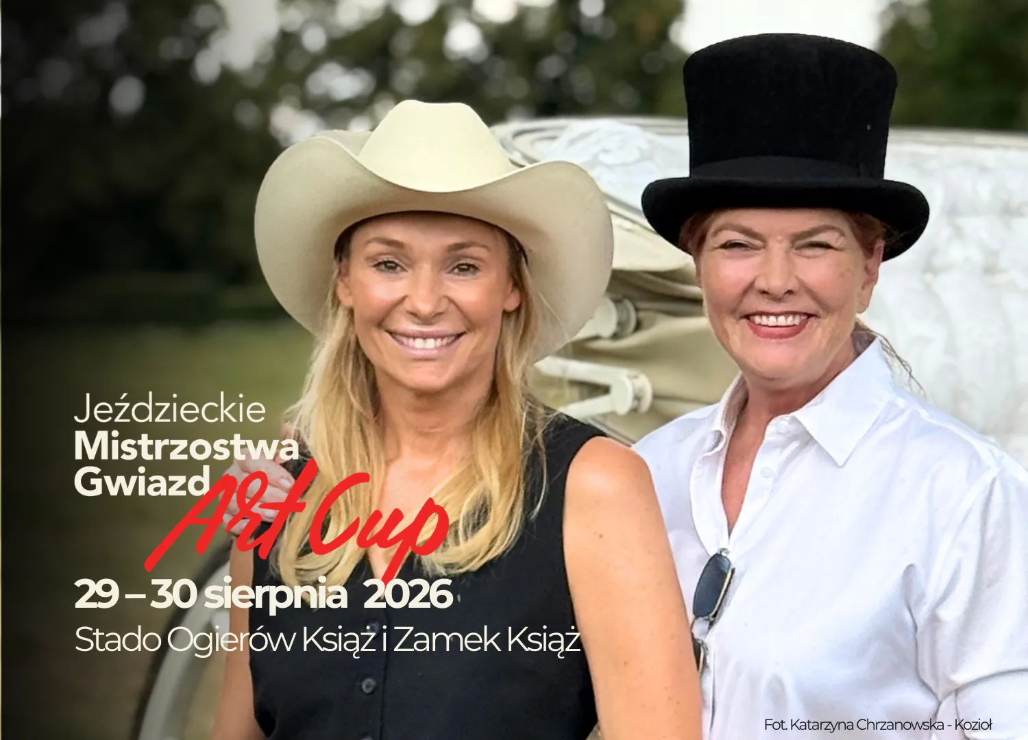 Katarzyna Dowbor na grafice promocyjnej Art Cup
