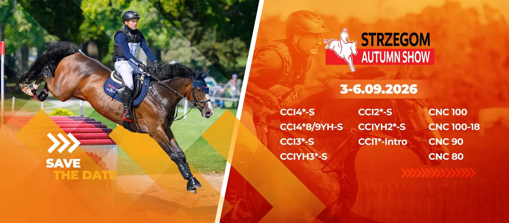 Grafika promocyjna wyścigów Strzegom Autumn Show w Strzegomiu w 2026 roku