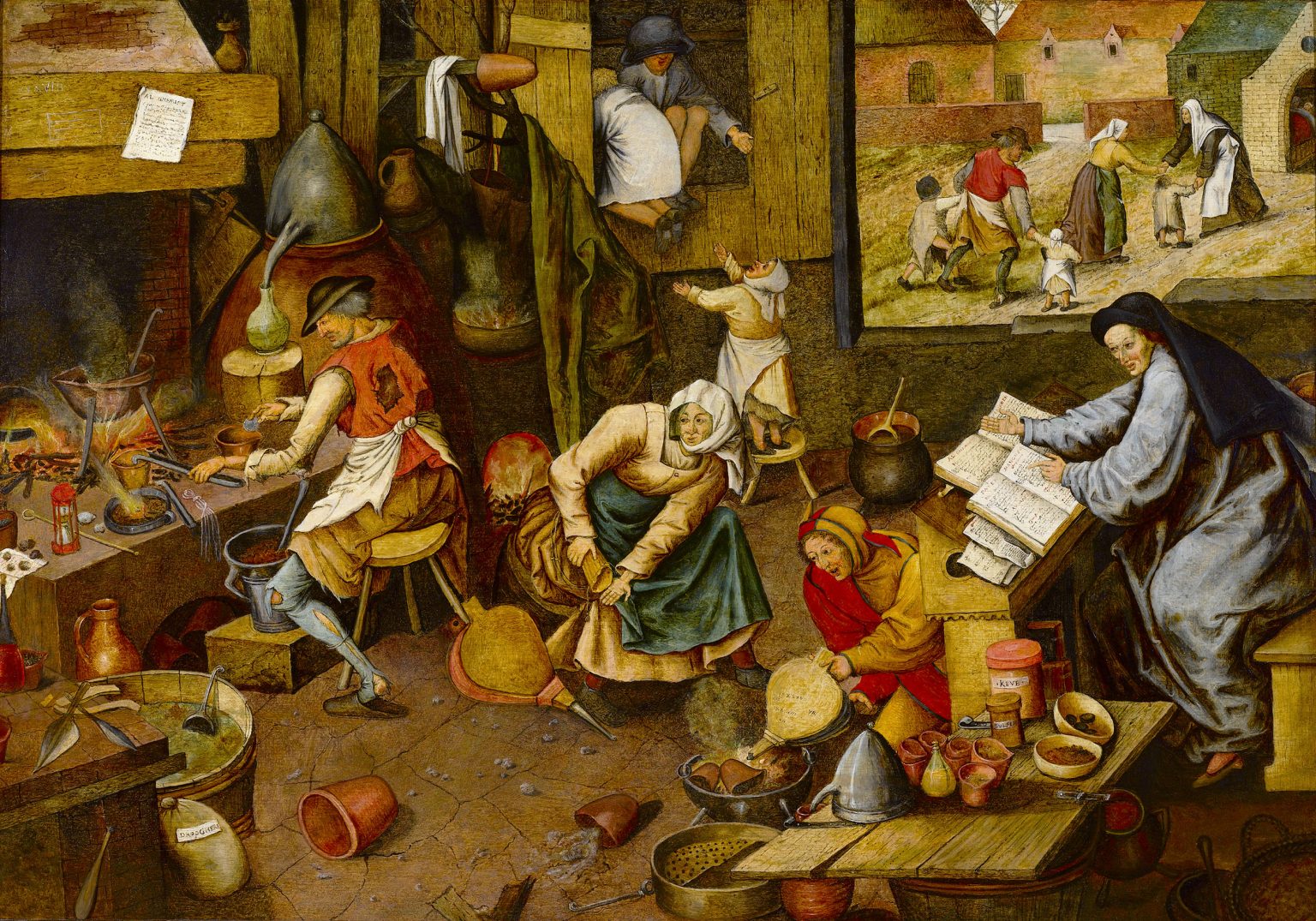 Karkonoscy Laboranci Dolny L Sk Dolny L Sk   The Alchemist By Pieter Brueghel The Younger 1536x1075 